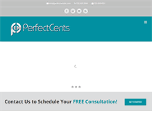 Tablet Screenshot of perfectcentsllc.com